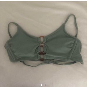 olive green bikini top